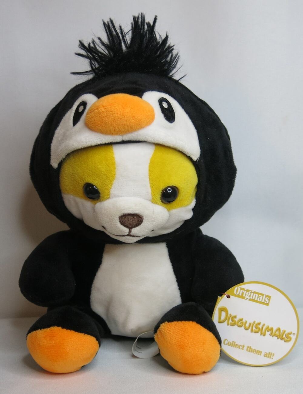 Disguisimals *NWT* Pingo Corgi Dog Penguin 10" Plush Stuffed Animal Toy Kids